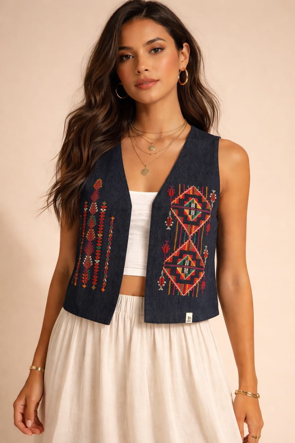 Tatreez Vest