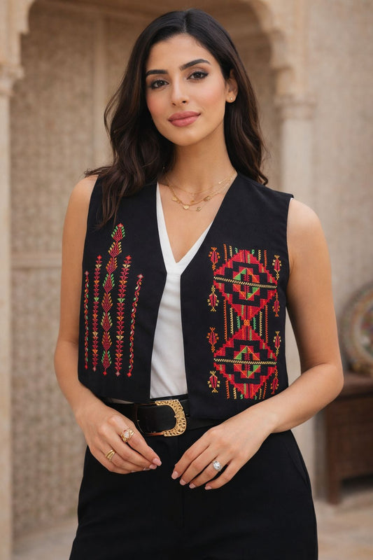 سترة مطرزة